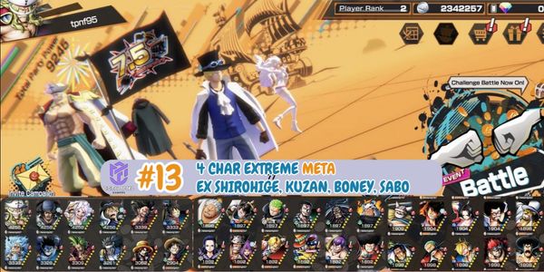 ONE PIECE BOUNTY RUSH ACCOUNT ACCORDING TO PHOTO #13