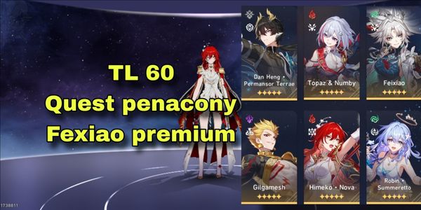 8B5 Limited + TL 60 + Asia | Himeko Nova + Robin Summeretto + Feixiao + Dan heng terae