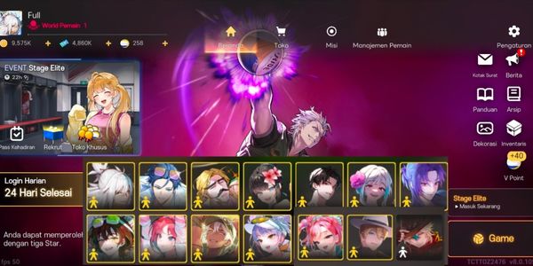 The Spike Cross Volleyball Full S+ Account | Raul +1, Han Gitae, Ryuhyun Skin +3, Nishikawa Skin +1, Sara, Lucas Skin +1 and more