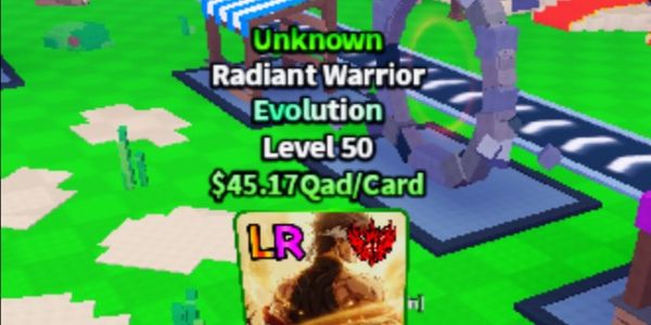 Anime Card Farm | RADIANT WARRIOR - UNKNOWN