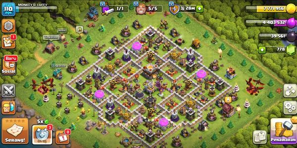 TH 11 맥스 베이스 남은 함정 히어로 GG. 최저가 계정