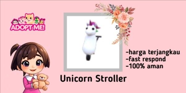 Passeggino unicorno