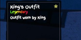 King's Outfit