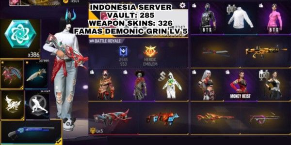 CHEAP SULTAN FREE FIRE ACCOUNT