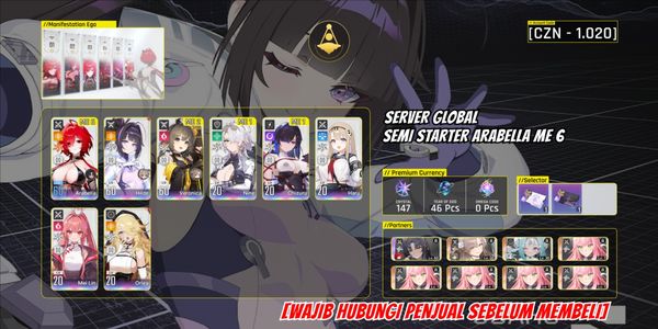 [GLOBAL] Arabella ME 6 साइन + Hilde + Veronica ME 1 + Nine ME 1 + Chizuru + Haru + Meilin + Orlea | CZN - 1020