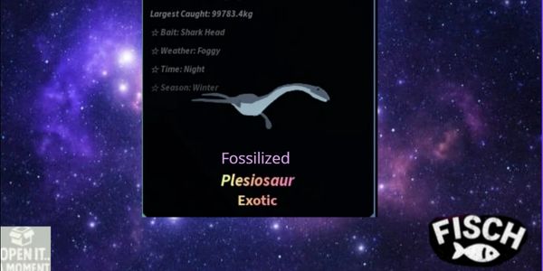 Plesiosaurio fosilizado