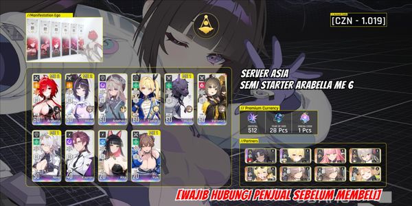 [ASIA] Arabella ME 6 साइन + Hilde ME 2 + Adelheid + Tiphera साइन + Hugo + Veronica + Nine ME 1 + Kayron + Rita | CZN - 1019
