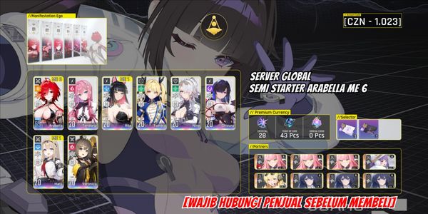 [GLOBAL] Arabella ME 6 + Tenebria + Rita ME 1 + Tiphera + Nine + Chizuru + Haru ME 1 + Veronica | CZN - 1023