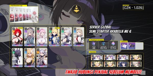 [GLOBAL] Arabella ME 6 + Adelheid + Diana + Tiphera ME 1 + Nine + Haru + Hugo + Magna + Khalipe | CZN - 1026