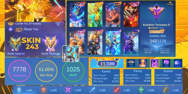 #88 सस्ता Mobile Legends अकाउंट