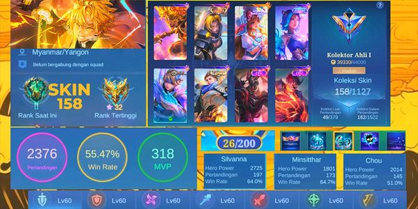 #94 CHEAP MOBILE LEGENDS ACCOUNT