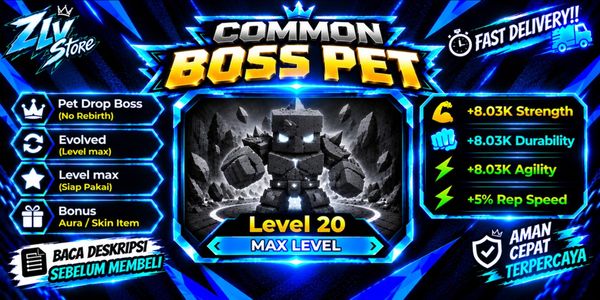Evolved Common Boss || OP Pet