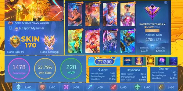 #90 CHEAP MOBILE LEGENDS ACCOUNT