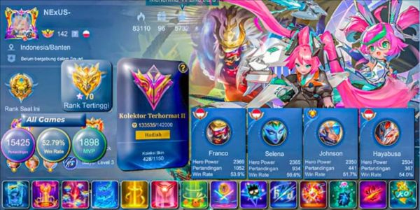 428 KOSTÜM!! WR %52 EFSANE FRANCO, ASPIRANT LAYLA & CHANGE, KOF VALIR, 3 PRIME, 3 LUCKYBOX, 3 ANUALSTAR, 4 ZODIAK, 61 DELUXE KOSTÜM EX GLORY