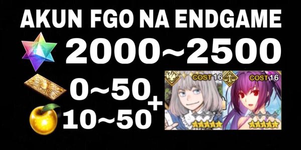 FGO NA Reroll Account Ready for Gacha + Free SSR
