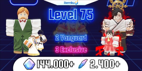 Accounts Anime Vanguards लेवल 75 | तुरंत डिलीवरी