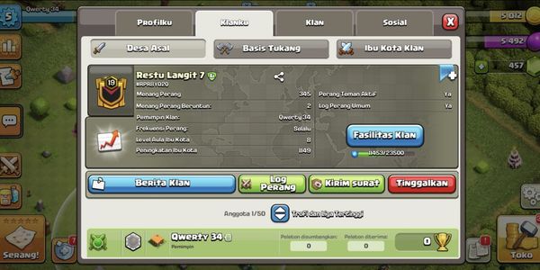 Clan Level 19 MURAH
