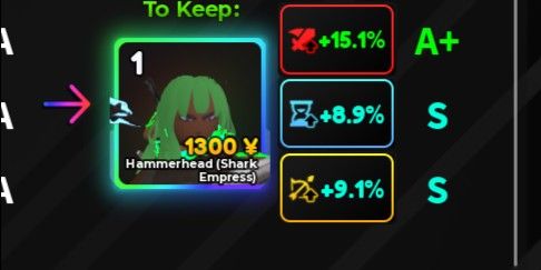 Shiny Hammerhead (SharkEmpress) / Harribu Good Stat - Anime Adventures