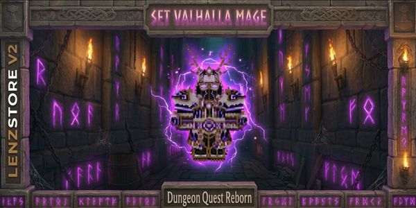 SET VALHALLA MAGE[EPIC] [ARMOR 7.2] [HELMET 7.0] | Dungeon Quest Reborn