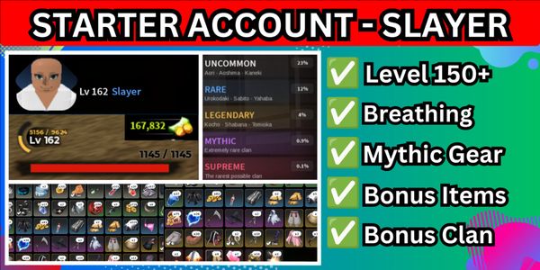 Slayers 2 Account [Bonus Clan + Bonus Race + Bonus Items]