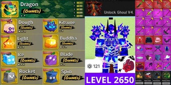 Blox Fruit Account, Personal Specs (Anti Hack Back)