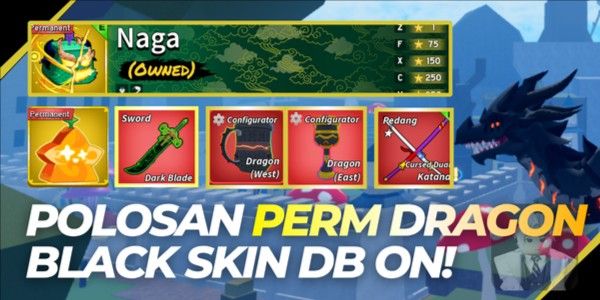 Cuenta limpia Perm Dragon Black Skin Darkblade activado V4 activado