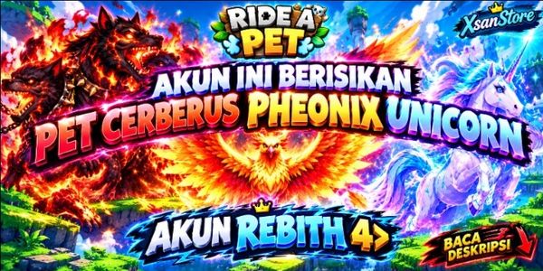 Ride A Pet account - many pets and eggs (as pictured)