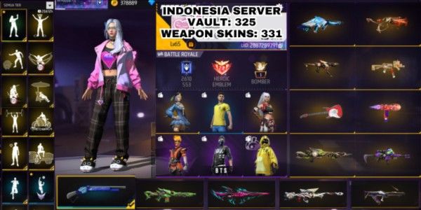 AKUN POLOSAN FREE FIRE