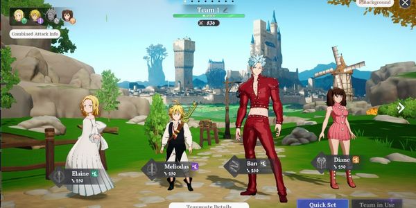 7ds Origin | เริ่มต้น Ban, Meliodas, Elaine & Diane [Sea]