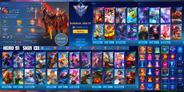 PERSONAL MOBILE LEGENDS ACCOUNT CHEAP