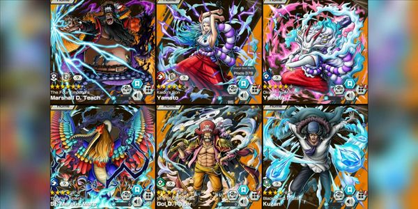 ไอดี 6 Extreme Blackbeard EX V2 Max Yamato EX 5 Yamato EX V2 Mars EX Roger EX Kuzan EX [Android/iOS]