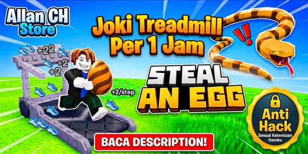 조키 AFK 트레드밀 1시간 | 조키 AFK | Steal An Egg