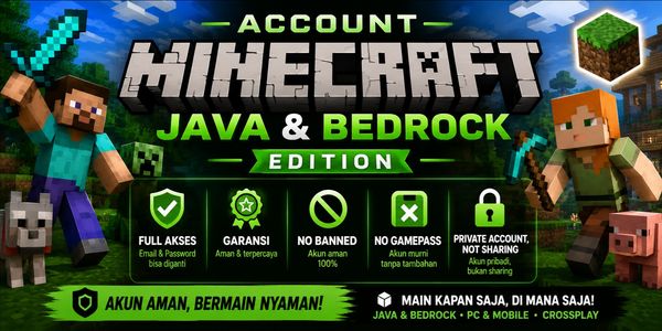 Account for Minecraft: Java & Bedrock Edition