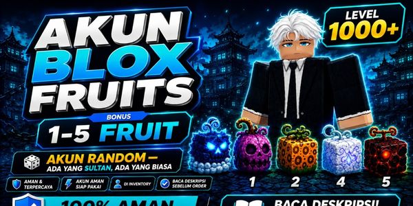 ACCOUNT BLOX FRUITS LIVELLO 1000! FRUTTO BONUS!