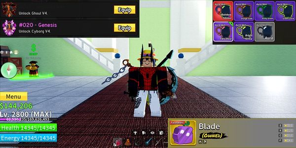 Bloxfruit Account - Basic Magma + 2 v4 + sanguenArt