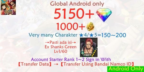 Hesap OPBR One Piece Bounty Rush-14