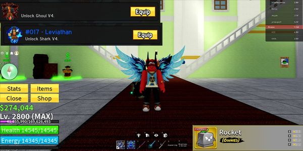 Bloxfruit Account - Basic Kitsu + 2 V4 + 1 Perm