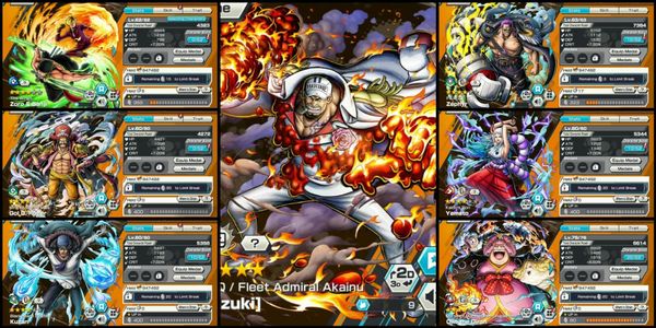 ไอดี 7 Extreme Akainu EX Max Zoro Sanji EX Roger EX Zephyr EX Kuzan EX Yamato EX Big Mom EX V2 [Android/iOS]