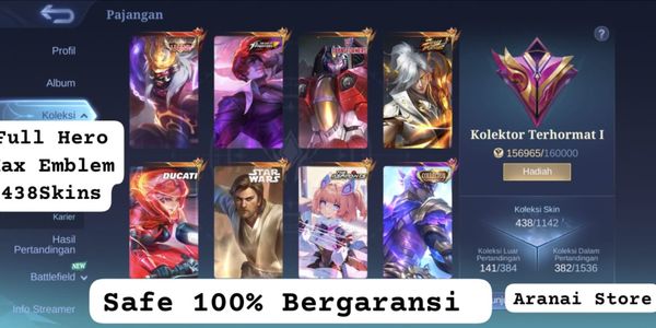 Akun Mobile Legends Skin SULTANN !! Sicher mit Garantie