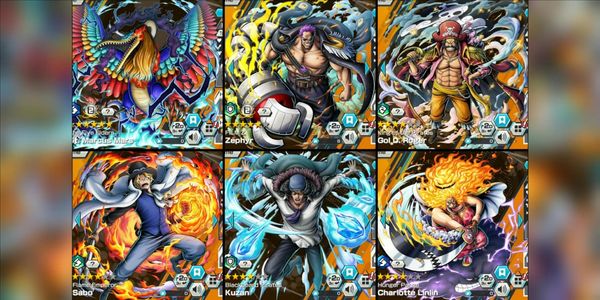 ไอดี 6 Extreme Mars EX Max Zephyr EX 5 Roger EX Sabo EX Kuzan EX Big Mom EX [Android/iOS]