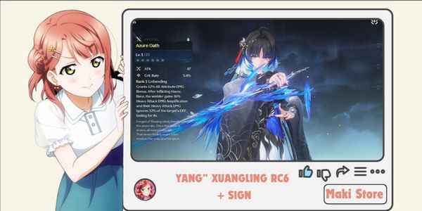अकाउंट Yangyang Xuangling RC6 + साइन