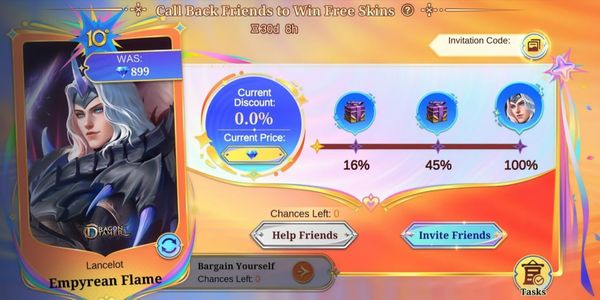Callback Friends ML Undang Teman Kembali Gratis 1 SKIN EPIC 7-8 TAP FULL 100%