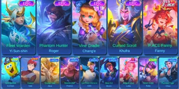 MLBB Account Ready to Use – Many Heroes & Skins – Safe with Warranty