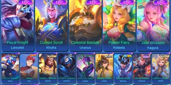 MLBB Account Premium Skin Collection – Ready to Use