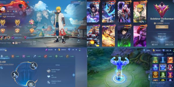 Günstiger ML Sultan Account, 332 Skins, alles max, Recall, Teleport, Legend, Alucard, Gusion, KOF, Chou, Aurora Collector, YSS, Arlott, viele Kollaborations-Skins