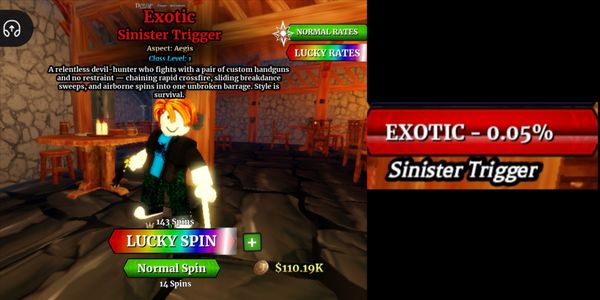 Account iniziale Dungeon Lootr | Exotic Sinister Trigger