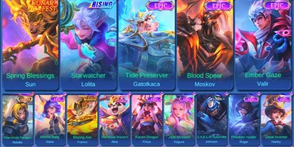 MLBB Account Hero & Skin Collection – Ready to Use for Beginners