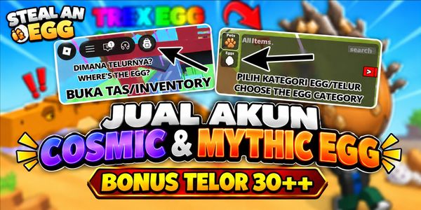 Steal An Egg Hesabı | Ücretsiz Cosmic Egg | 20+ Mythic Egg