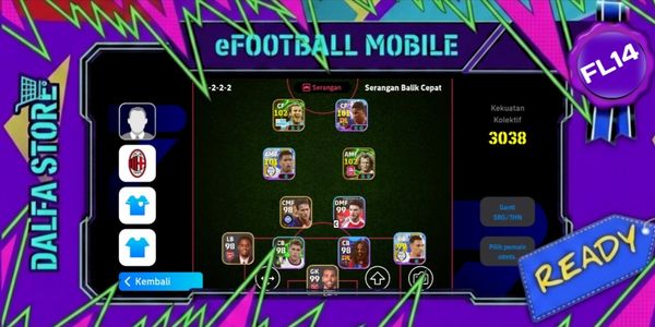 SPD3#CUENTA EFOOTBALL FUERZA COLECTIVA 3000++