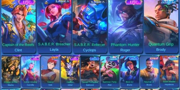 #034 Cheap MLBB Account – Complete Skin Collection – Anti HackBack Warranty